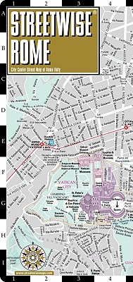 【预售】Streetwise Rome Map- Laminated City Street Map of