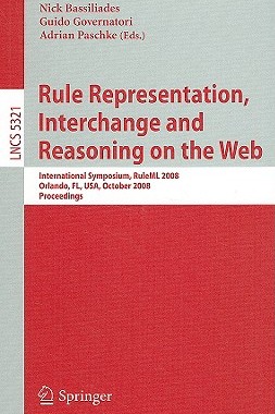 【预售】Rule Representation, Interchange and Reasoning on