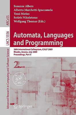 【预售】Automata, Languages and Programming: 36th