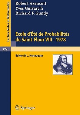 【预售】Ecole D'Ete de Probabilites de Saint-Flour VIII