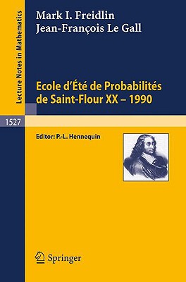 【预售】Ecole D'Ete de Probabilites de Saint-Flour XX -