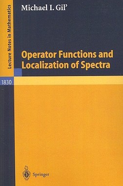 【预售】Operator Functions and Localization of Spectra