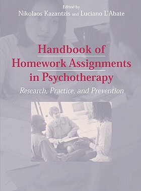 【预售】Handbook of Homework Assignments in Psychotherapy:
