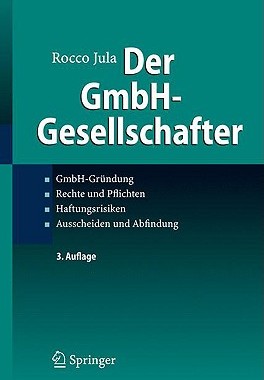 【预售】Der Gmbh-Gesellschafter: Gmbh-Grundung Rechte Und