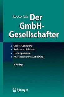 Gmbh Der Gesellschafter Grundung Und Rechte 预售