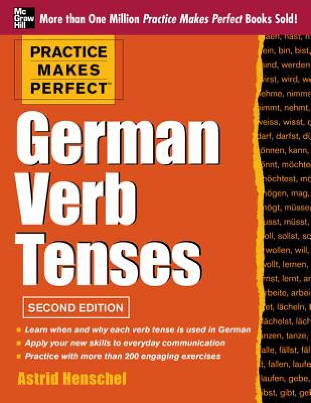 【预售】Practice Makes Perfect German Verb Tenses, 2nd