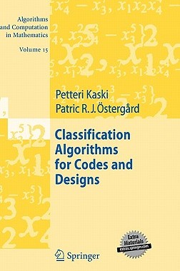 【预售】Classification Algorithms for Codes and Designs