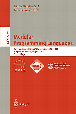 【预售】Modular Programming Languages: Joint Modular