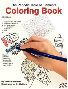 【预售】The Periodic Table of Elements Coloring Book