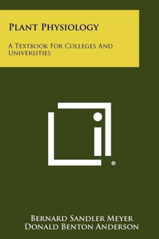 【预售】Plant Physiology: A Textbook for Colleges and