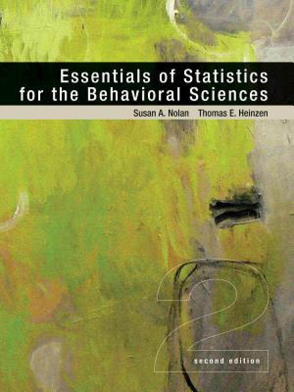 【预售】Essentials of Statistics for the Behavioral