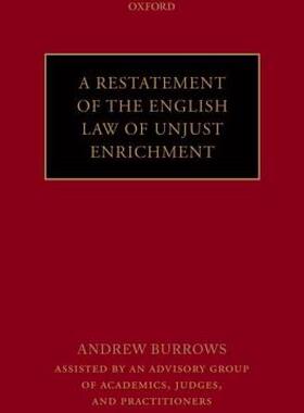 【预售】Restatement of the English Law of Unjust Enrichment