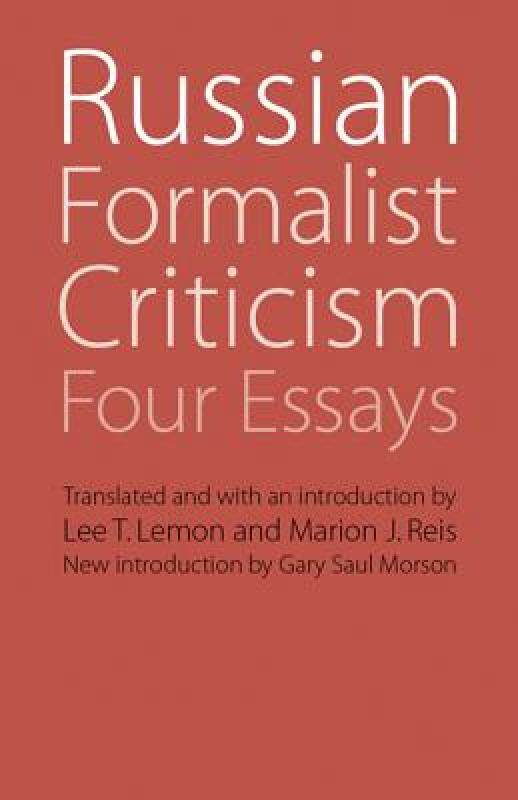 【预售】Russian Formalist Criticism: Four Essays, Second
