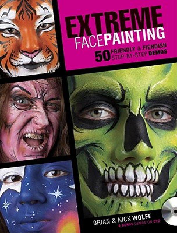 【预售】extreme face painting: 50 friendly & fiendish