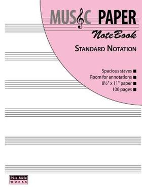 【预售】Music Paper Notebook - Standard Notation