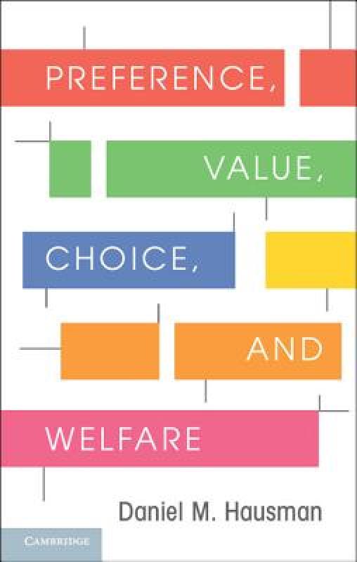 【预售】Preference, Value, Choice, and Welfare