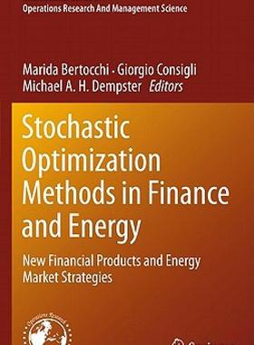 【预售】Stochastic Optimization Methods in Finance and