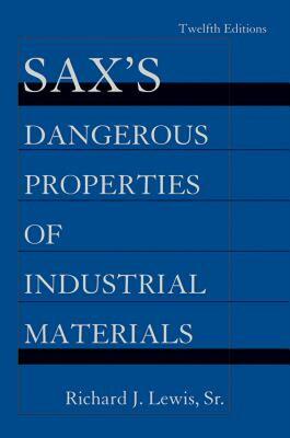 【预售】Sax's Dangerous Properties of Industrial Materials