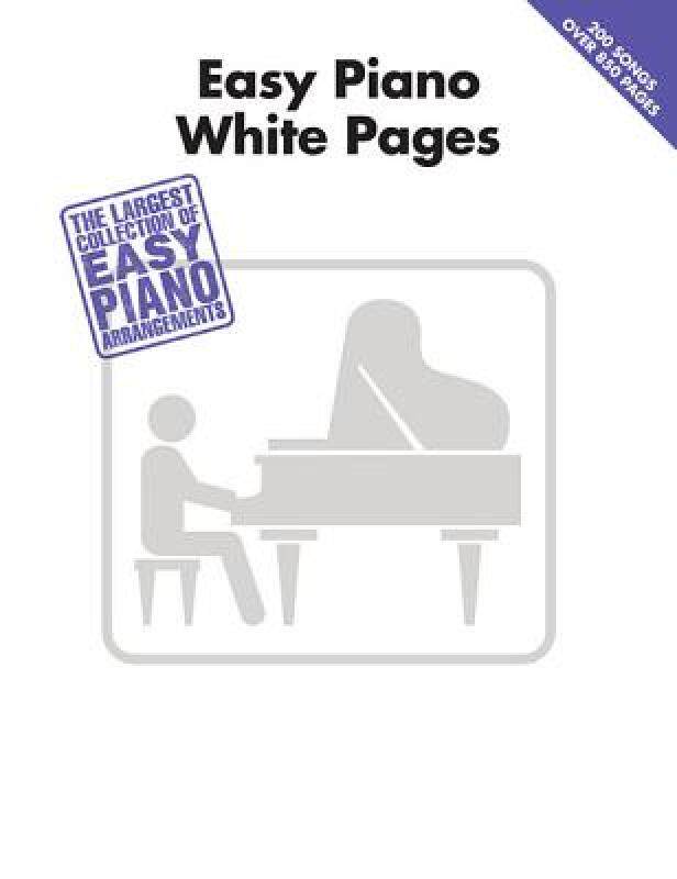 【预售】Easy Piano White Pages