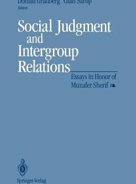 【预售】Social Judgment and Intergroup Relations: Essays in