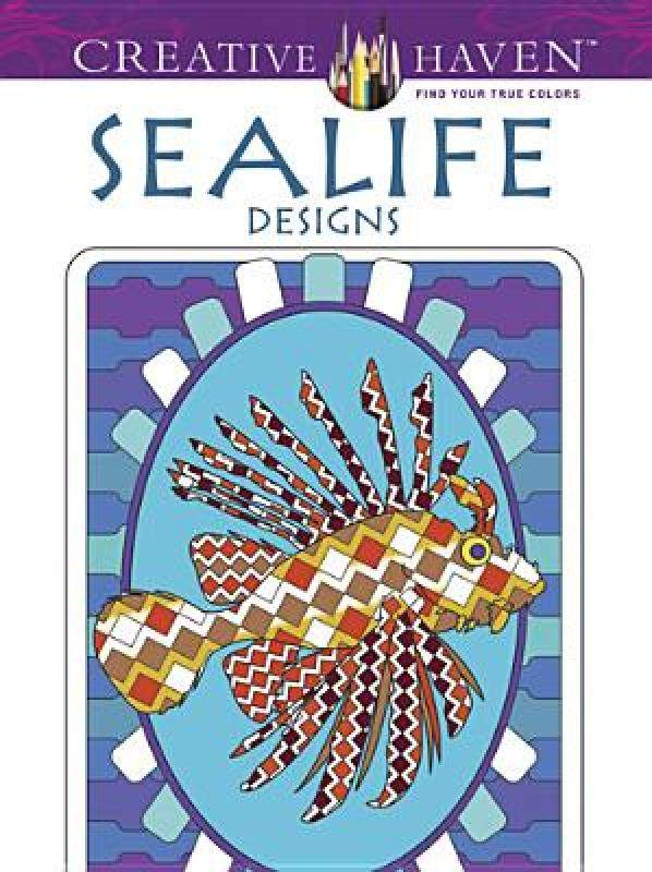 【预售】creative haven sealife designs coloring book