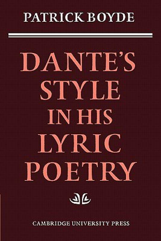 【预售】Dante's Style in His Lyric Poetry