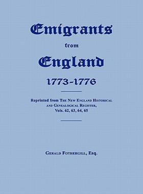 【预售】Emigrants from England 1773-1776