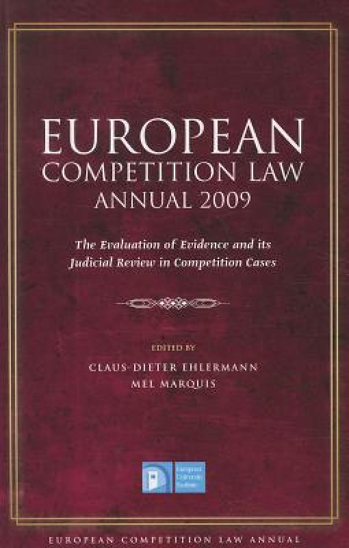 【预售】European Competition Law Annual 2009: The Evaluation