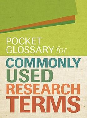 【预售】Pocket Glossary for Commonly Used Research Terms