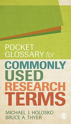 【预售】Pocket Glossary for Commonly Used Research Terms