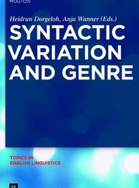 【预售】Syntactic Variation and Genre