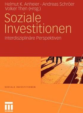 【预售】Soziale Investitionen: Interdisziplinare