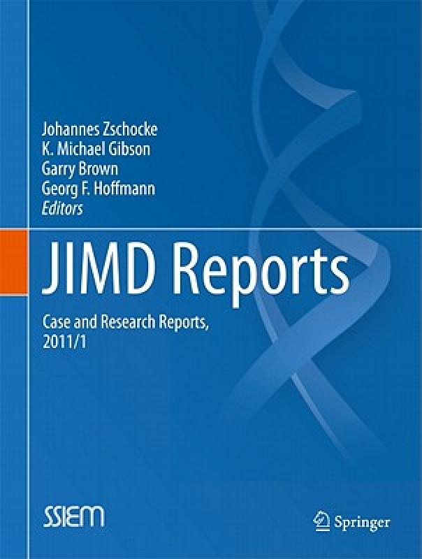 【预售】Jimd Reports - Case and Research Reports, 2011/1 书籍/杂志/报纸 原版其它 原图主图