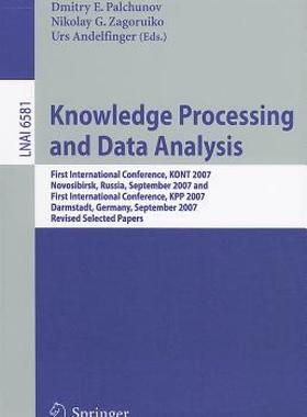 【预售】Knowledge Processing and Data Analysis: First