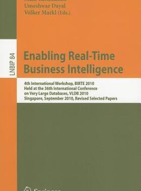 【预售】Enabling Real-Time Business Intelligence: 4th
