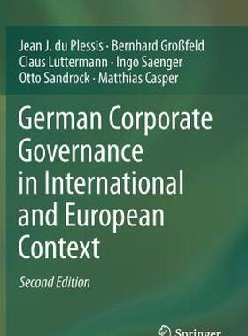 【预售】German Corporate Governance in International and
