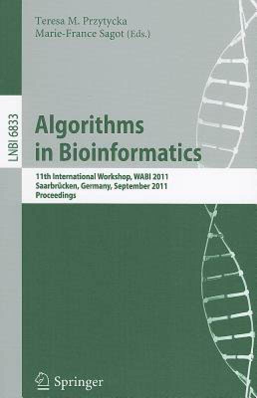 【预售】Algorithms in Bioinformatics: 11th International