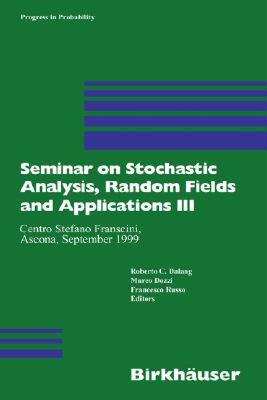 【预售】Seminar on Stochastic Analysis, Random Fields and