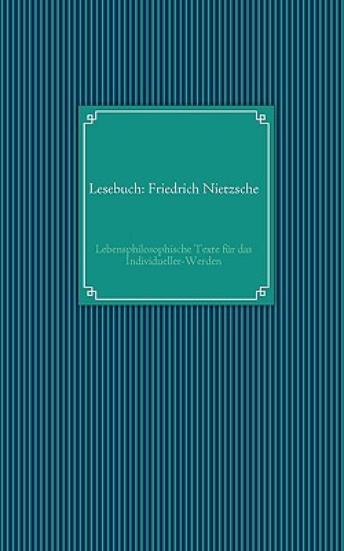 【预售】lesebuch: friedrich nietzsche