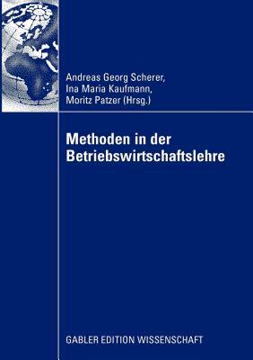【预售】Methoden in Der Betriebswirtschaftlehre