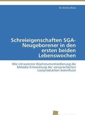 【预售】Schreieigenschaften Sga-Neugeborener in Den Ersten