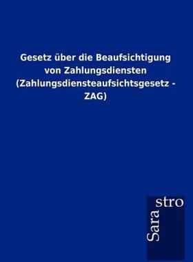 【预售】Gesetz Ber Die Beaufsichtigung Von Zahlungsdiensten