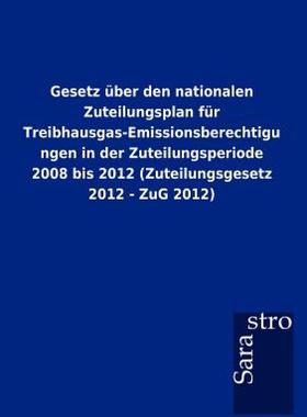 【预售】Gesetz Ber Den Nationalen Zuteilungsplan F R