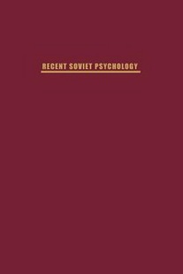 Soviet Recent Psychology 预售