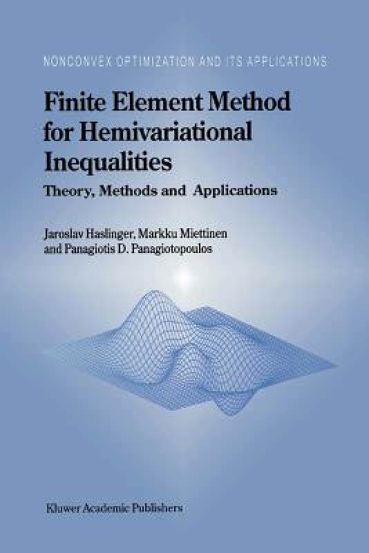 【预售】Finite Element Method for Hemivariational