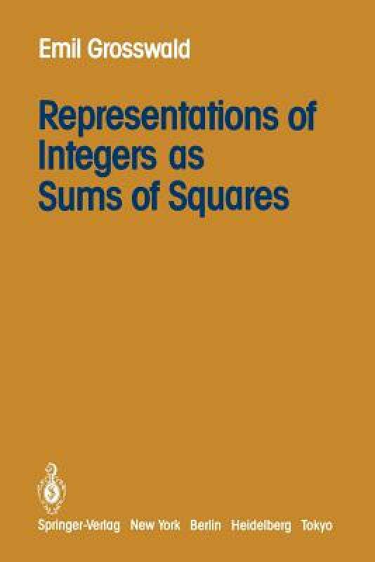 【预售】Representations of Integers as Sums of Squares