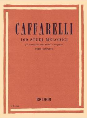 【预售】100 Studi Melodici (Melodic Studies): Trumpet