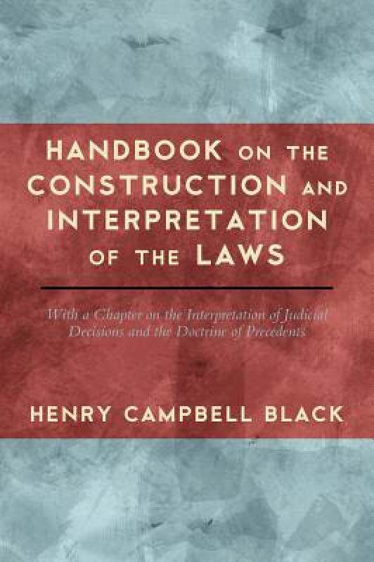 【预售】Handbook on the Construction and Interpretation of