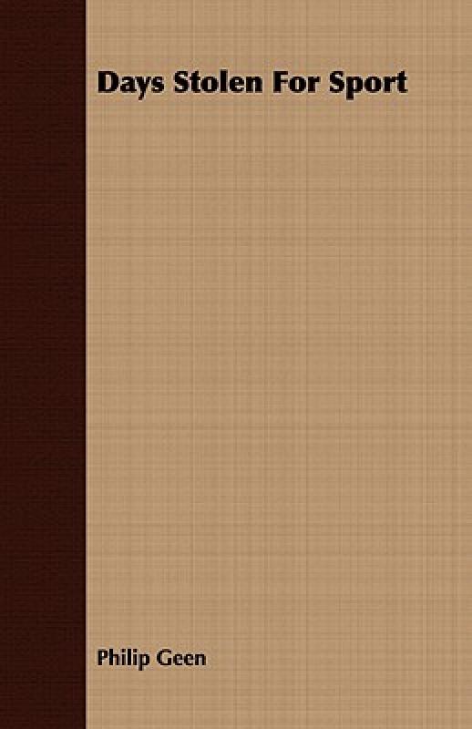 【预售】Days Stolen for Sport