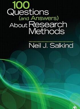 【预售】100 Questions (and Answers) about Research Methods